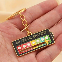 My Social Battery Keychain - House Journey