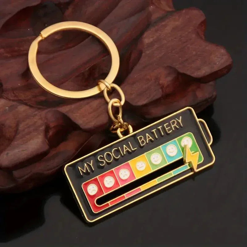 My Social Battery Keychain - House Journey