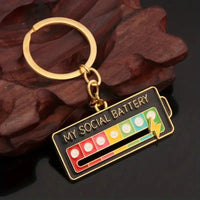 My Social Battery Keychain - House Journey