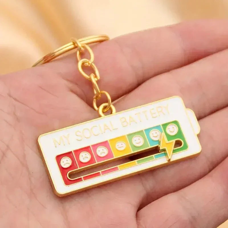 My Social Battery Keychain - House Journey