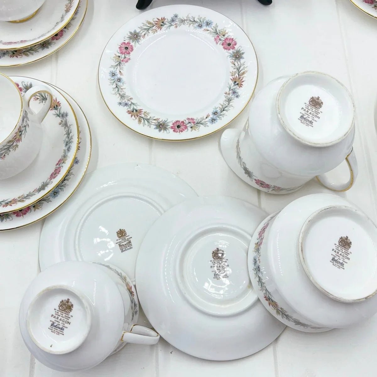 Paragon Belinda Tea Set - Complete Service for 6 - Exquisite Homewares 