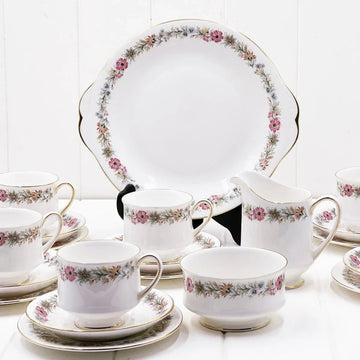 Paragon Belinda Tea Set - Complete Service for 6 - Exquisite Homewares 