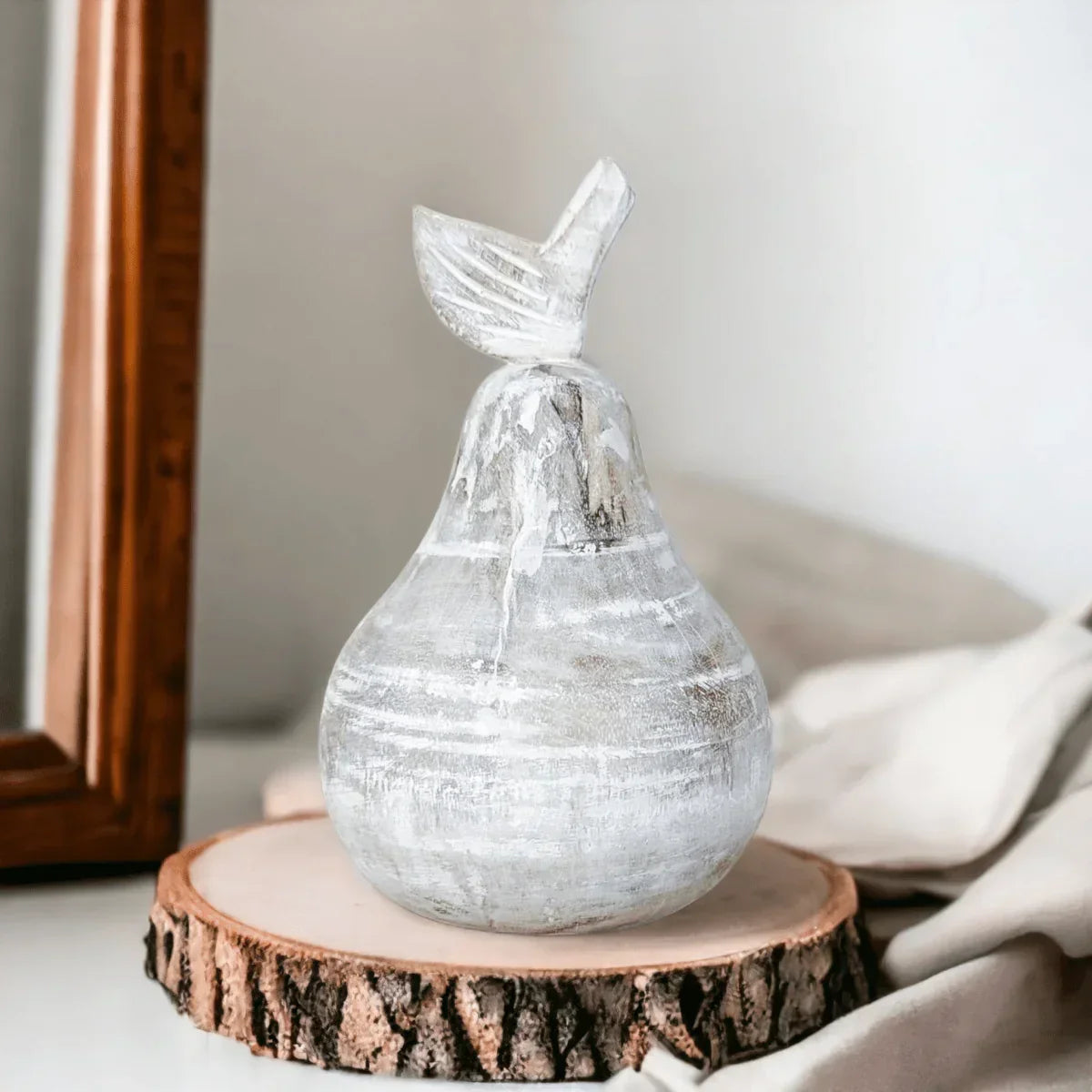 Pear Wood Sculpture - Exquisite Homewares 