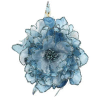 Peony Blue on Clip - Exquisite Homewares 