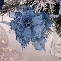 Peony Blue on Clip - Exquisite Homewares 