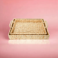 Picnic Tray - Water Hyacinth - Exquisite Homewares 