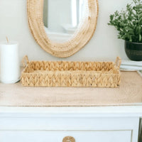 Picnic Tray - Water Hyacinth - Exquisite Homewares 