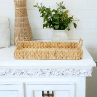 Picnic Tray - Water Hyacinth - Exquisite Homewares 