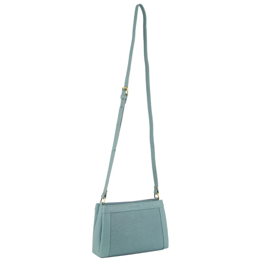 Pierre Cardin Leather Perforated Design Cross-Body Bag - Exquisite Homewares 