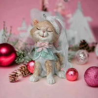 Pink or Green Hanging Cat Tree Decoration - House Journey
