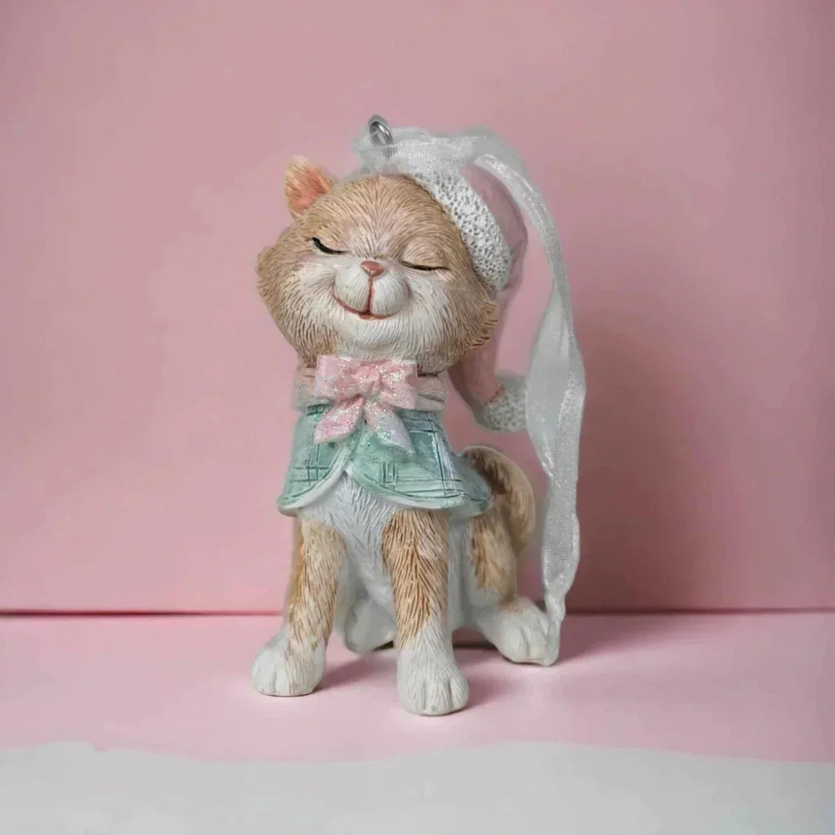 Pink or Green Hanging Cat Tree Decoration - House Journey