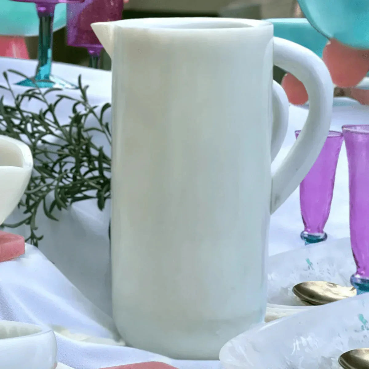 Polly Jug - White - Exquisite Homewares 