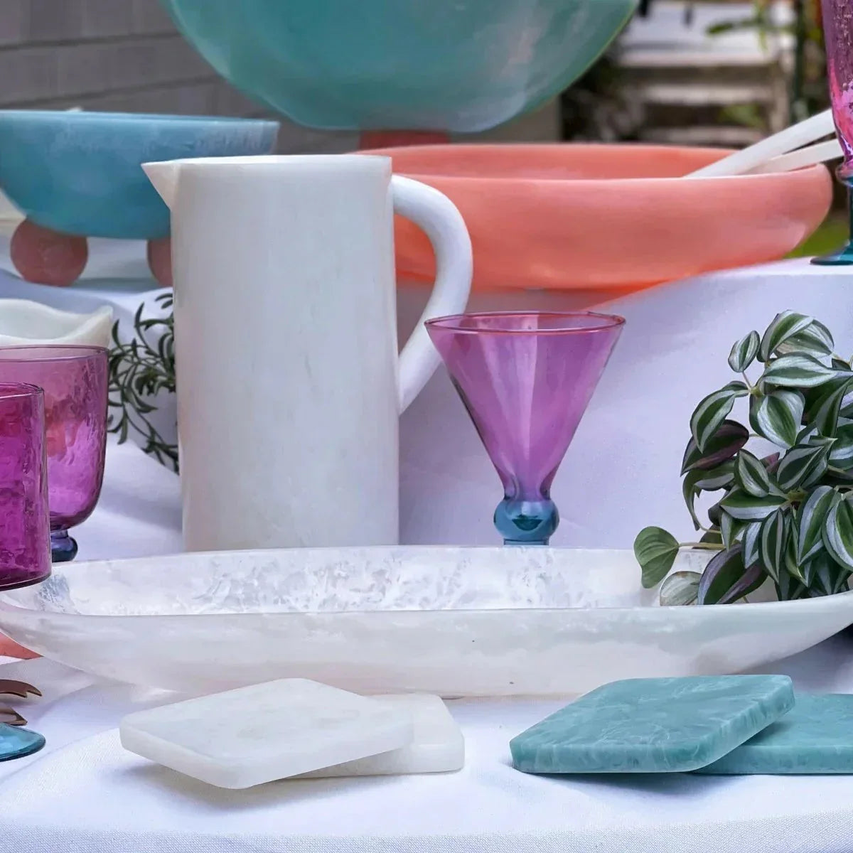 Polly Jug - White - Exquisite Homewares 