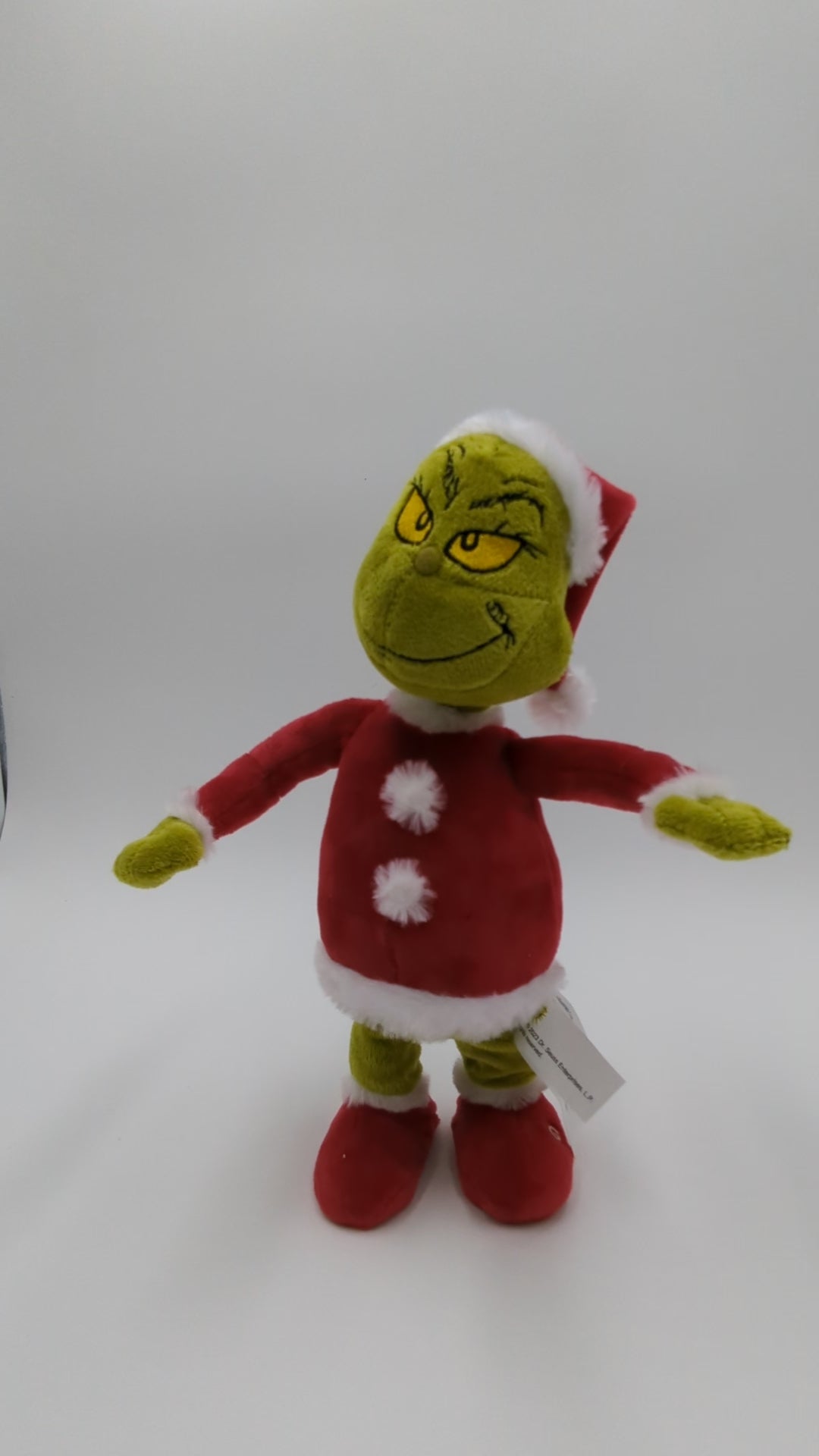 Waddler Grinch in Santa Suit