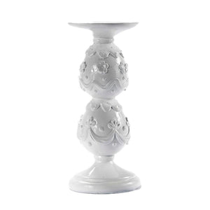 22cm White Double Easter Egg Candle Holder