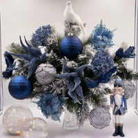 Que Floral Stem Blue - Exquisite Homewares 