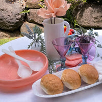 Randle Plate Pink - Exquisite Homewares 