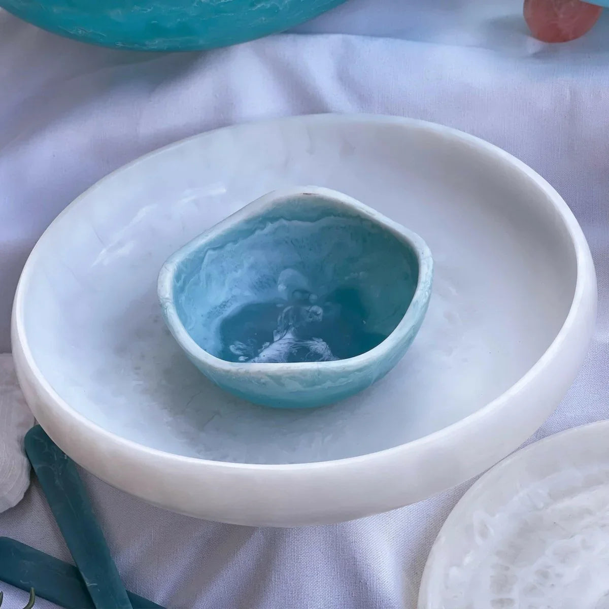 Randle Plate White - Exquisite Homewares 