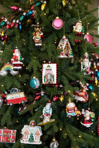 Retro Drumming Bear Hanging - Exquisite Homewares 