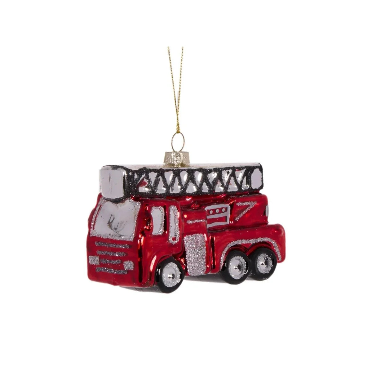 Retro Fire Truck Hanging - Exquisite Homewares 
