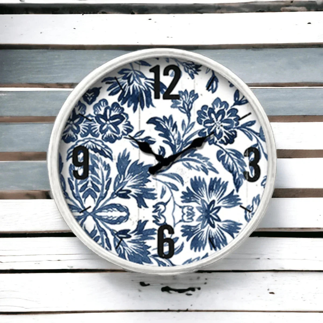 Rosie Floral Wall Clock - Exquisite Homewares 