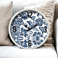 Rosie Floral Wall Clock - Exquisite Homewares 