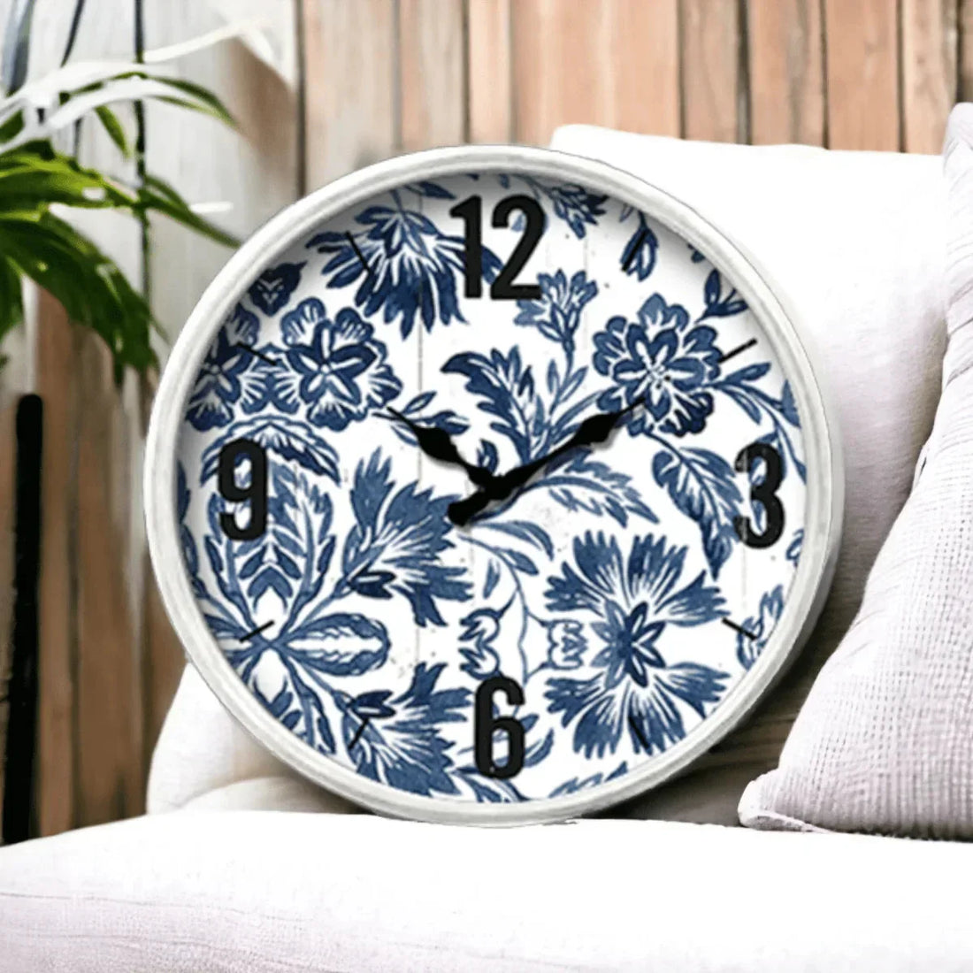 Rosie Floral Wall Clock - Exquisite Homewares 