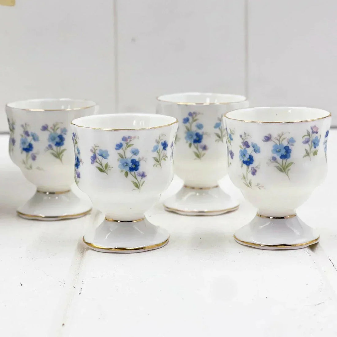 Royal Albert Memory Lane Egg Cups (set 4) - Exquisite Homewares 