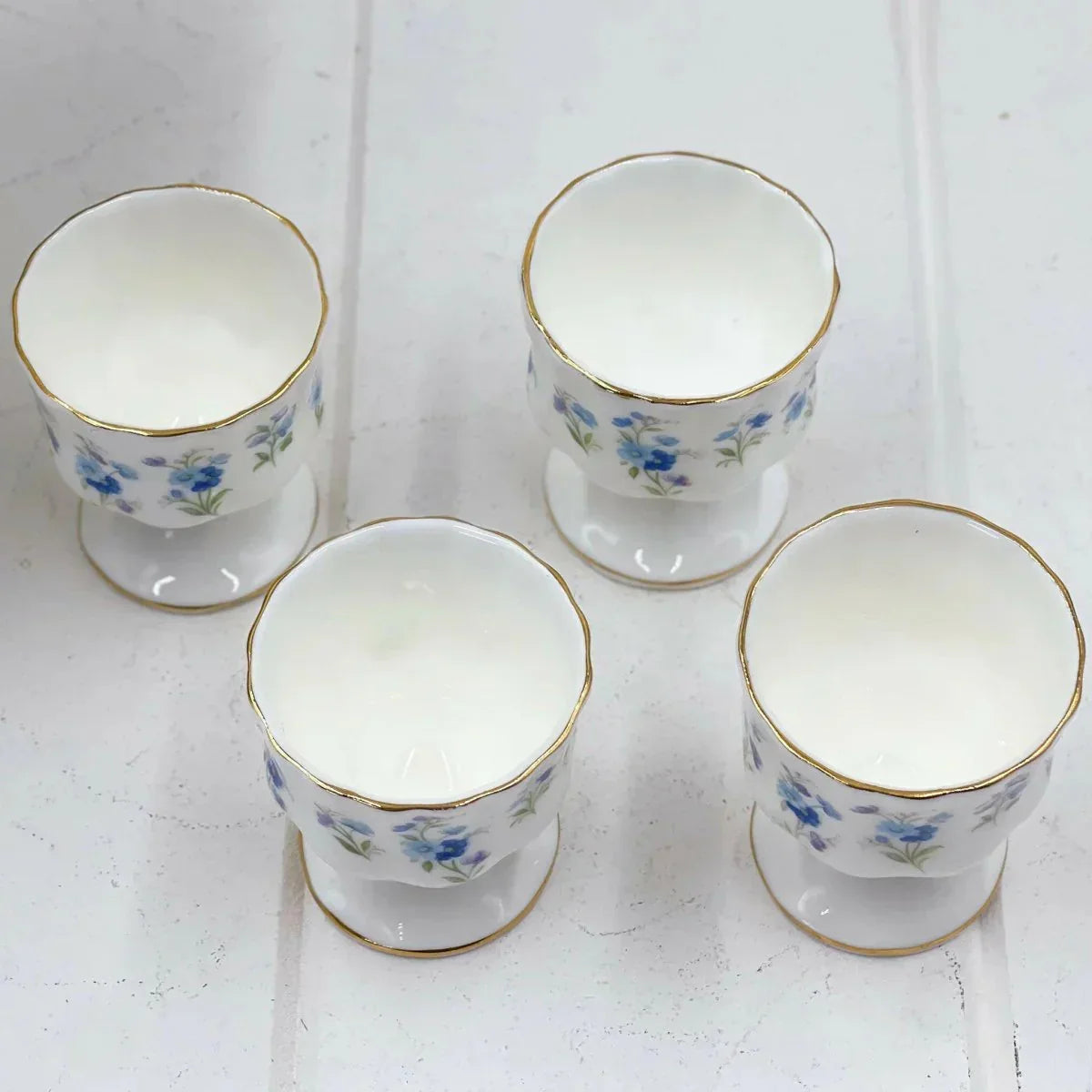 Royal Albert Memory Lane Egg Cups (set 4) - Exquisite Homewares 