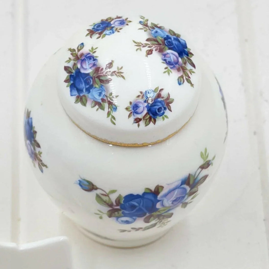 Royal Albert Moonlight Rose Small Ginger Jar - Exquisite Homewares 