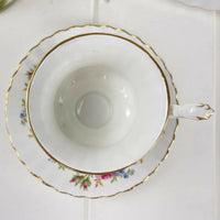 Royal Albert Moss Rose Demitasse Duo - Exquisite Homewares 