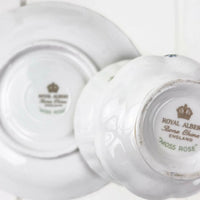 Royal Albert Moss Rose Demitasse Duo - Exquisite Homewares 