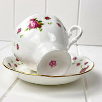 Royal Albert New Country Roses White Duo - Exquisite Homewares 