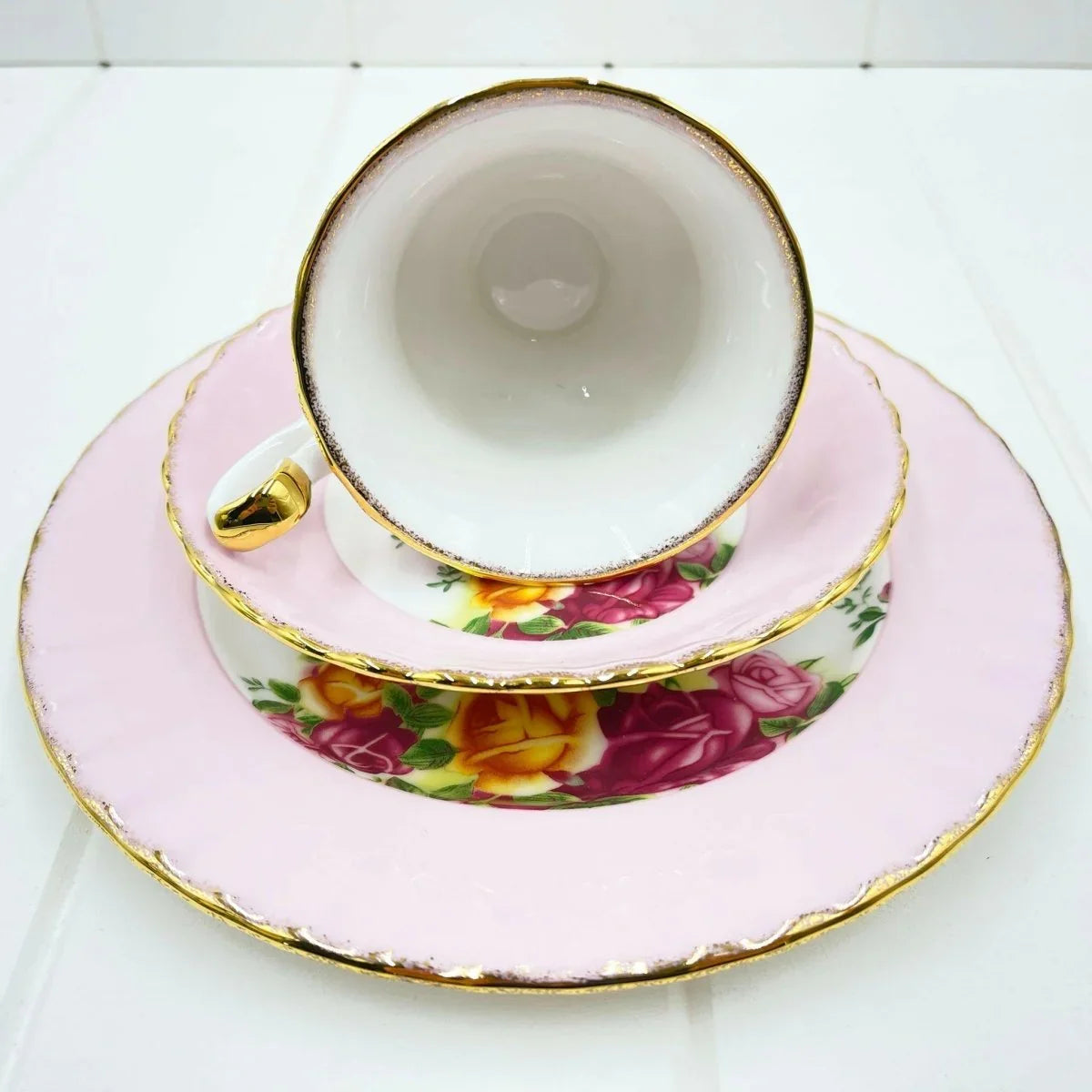 Royal Albert Old Country Roses 3 Piece Set Rose - Exquisite Homewares 