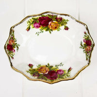 Royal Albert Old Country Roses Bon Bon / Nut Dish - Exquisite Homewares 
