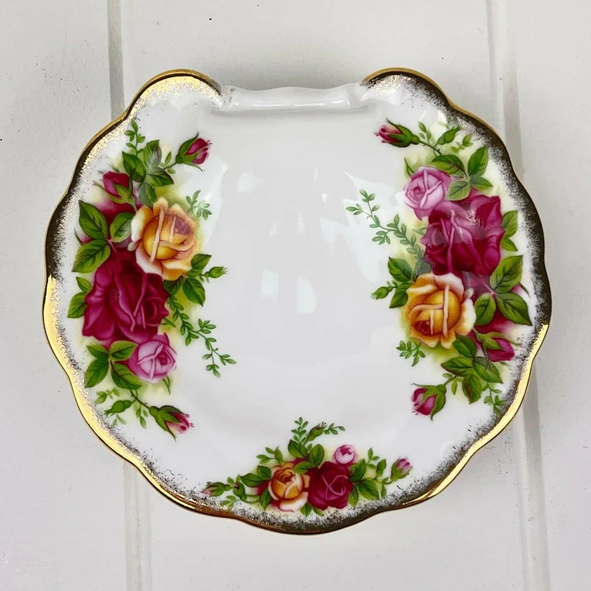 Royal Albert Old Country Roses Soap Dish - Exquisite Homewares 