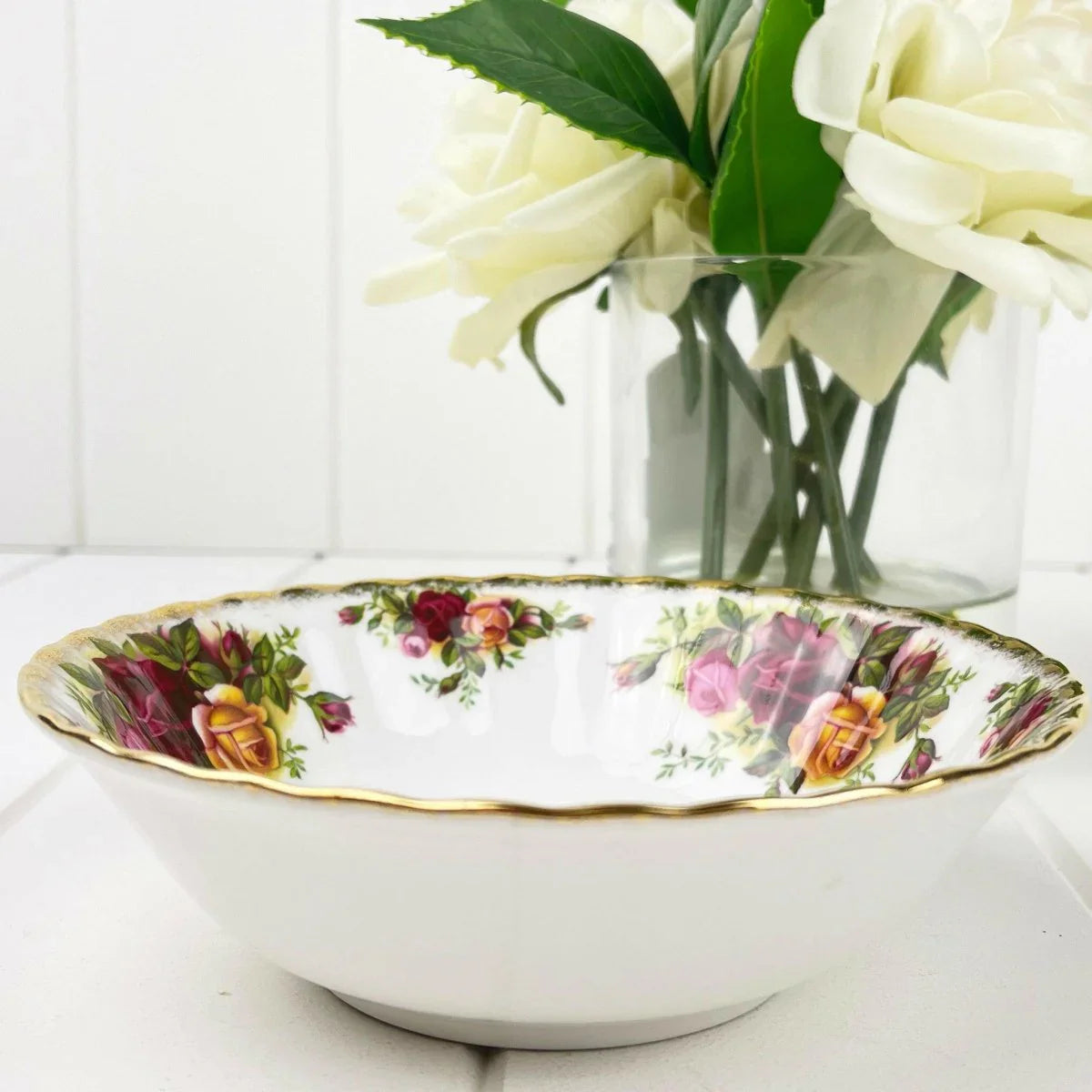 Royal Albert Old Country Roses Soup or Cereal Bowl - Exquisite Homewares 