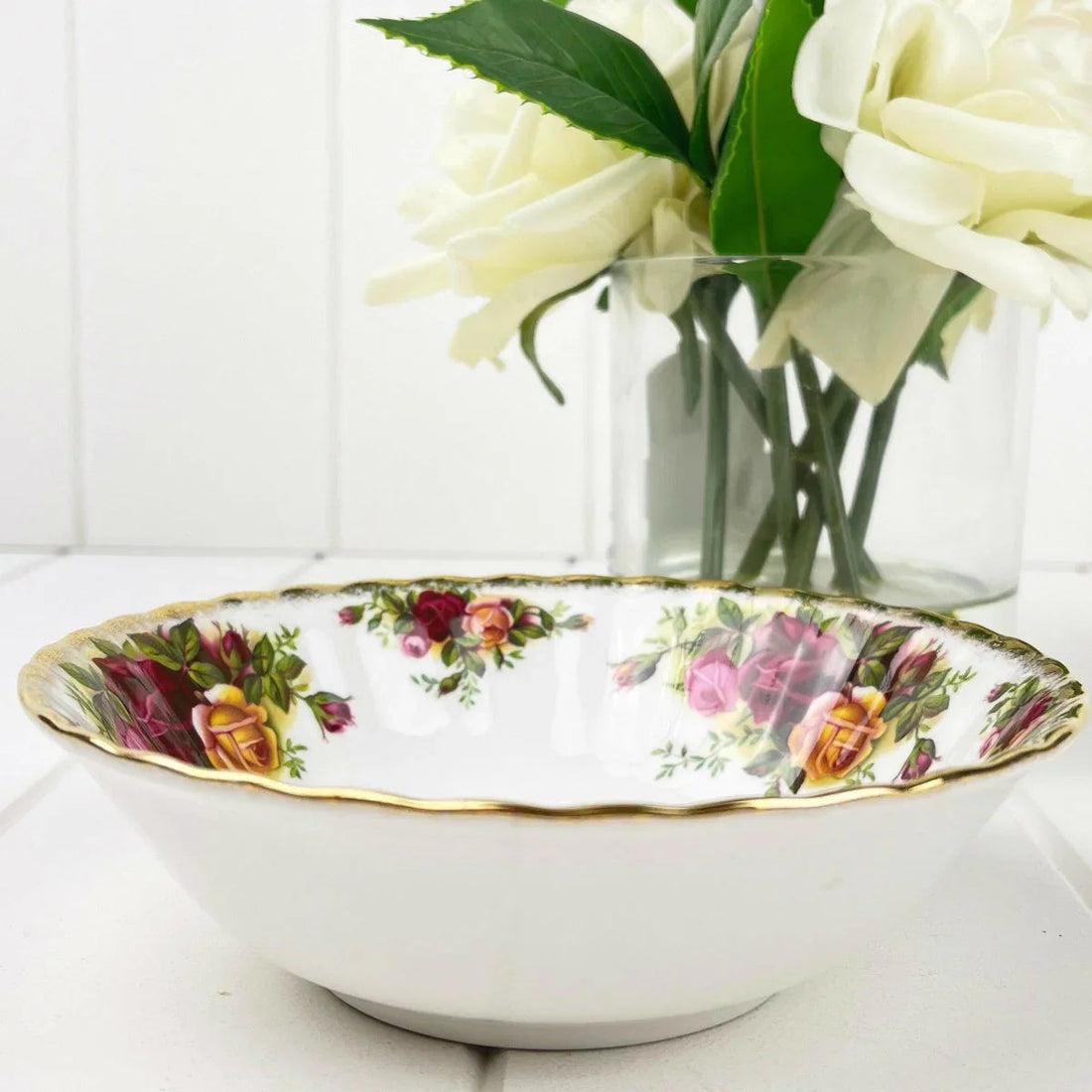 Royal Albert Old Country Roses Soup or Cereal Bowl - Exquisite Homewares 