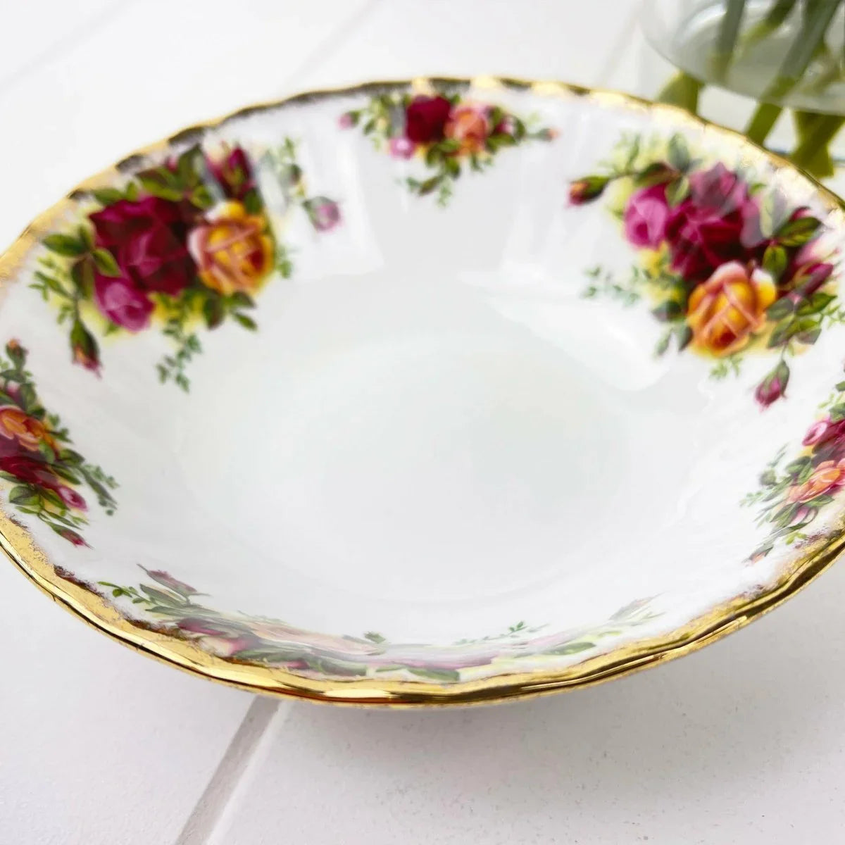 Royal Albert Old Country Roses Soup or Cereal Bowl - Exquisite Homewares 