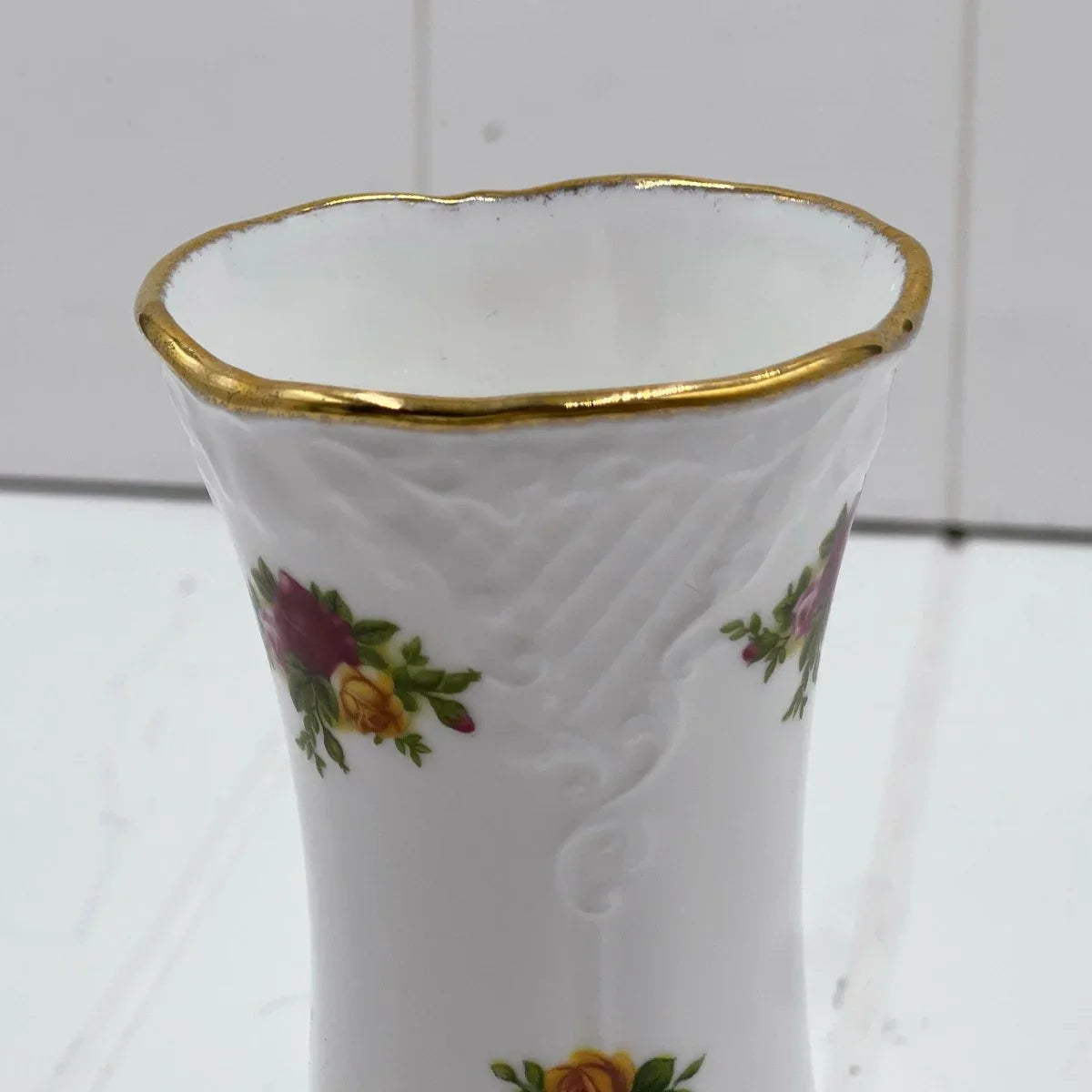 Royal Albert Old Country Roses Victorian Vase - Exquisite Homewares 