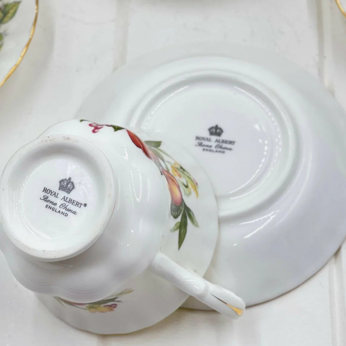 Royal Albert Un-Named Peach Duo - Exquisite Homewares 