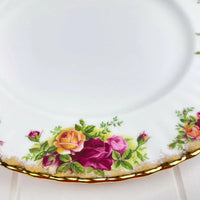 Royal Albert Vintage 1st Edition Old Country Roses Dinner Plate - Exquisite Homewares 