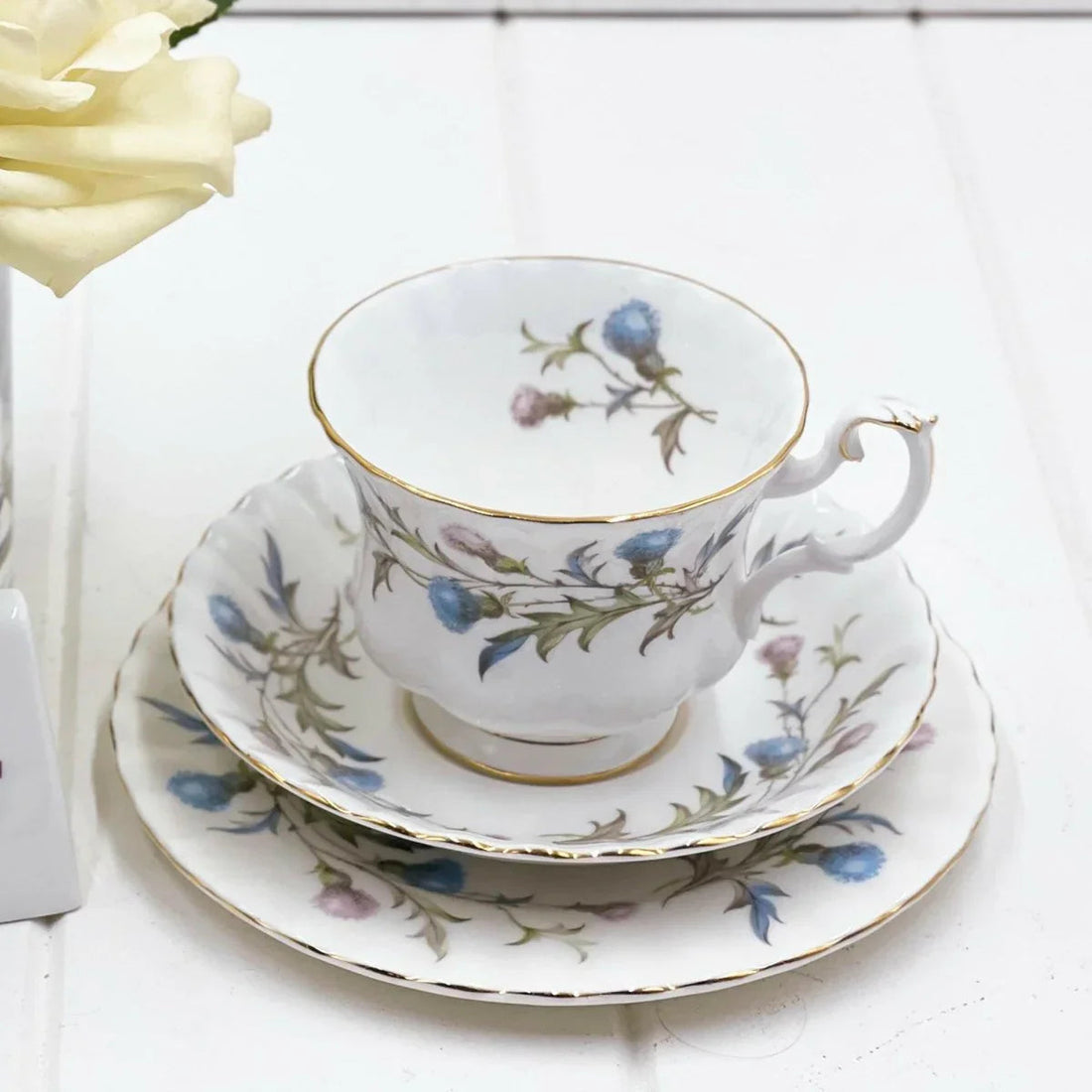 Royal Albert Vintage Brigadoon Trio - Exquisite Homewares 
