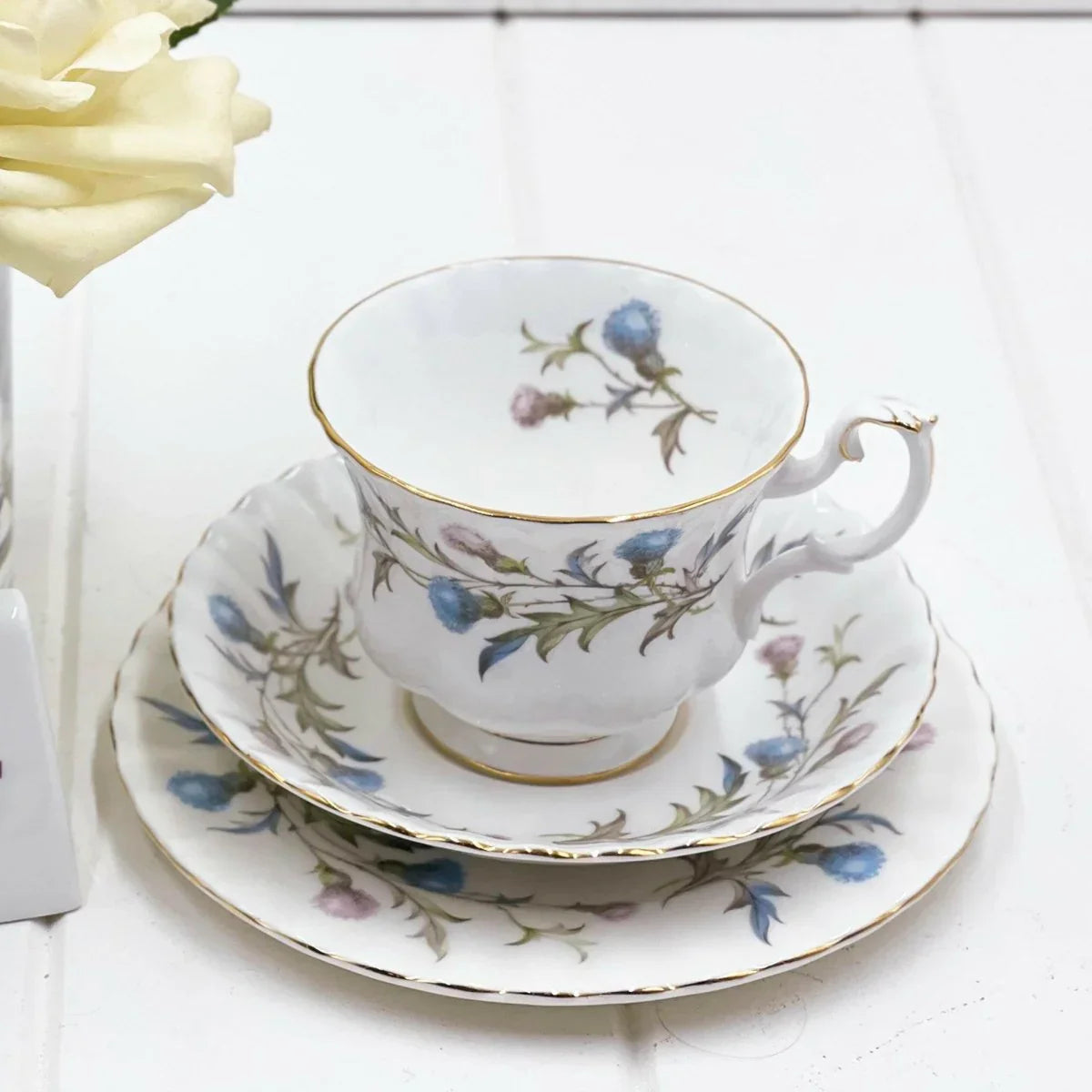 Royal Albert Vintage Brigadoon Trio - Exquisite Homewares 