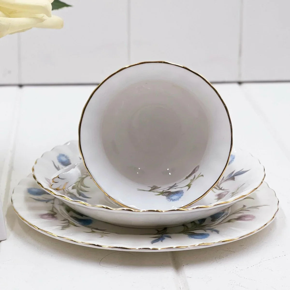 Royal Albert Vintage Brigadoon Trio - Exquisite Homewares 