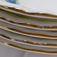 Royal Albert Vintage Flower of the Month July Set/5 Sweets Bowls - Made in England - Exquisite Homewares 