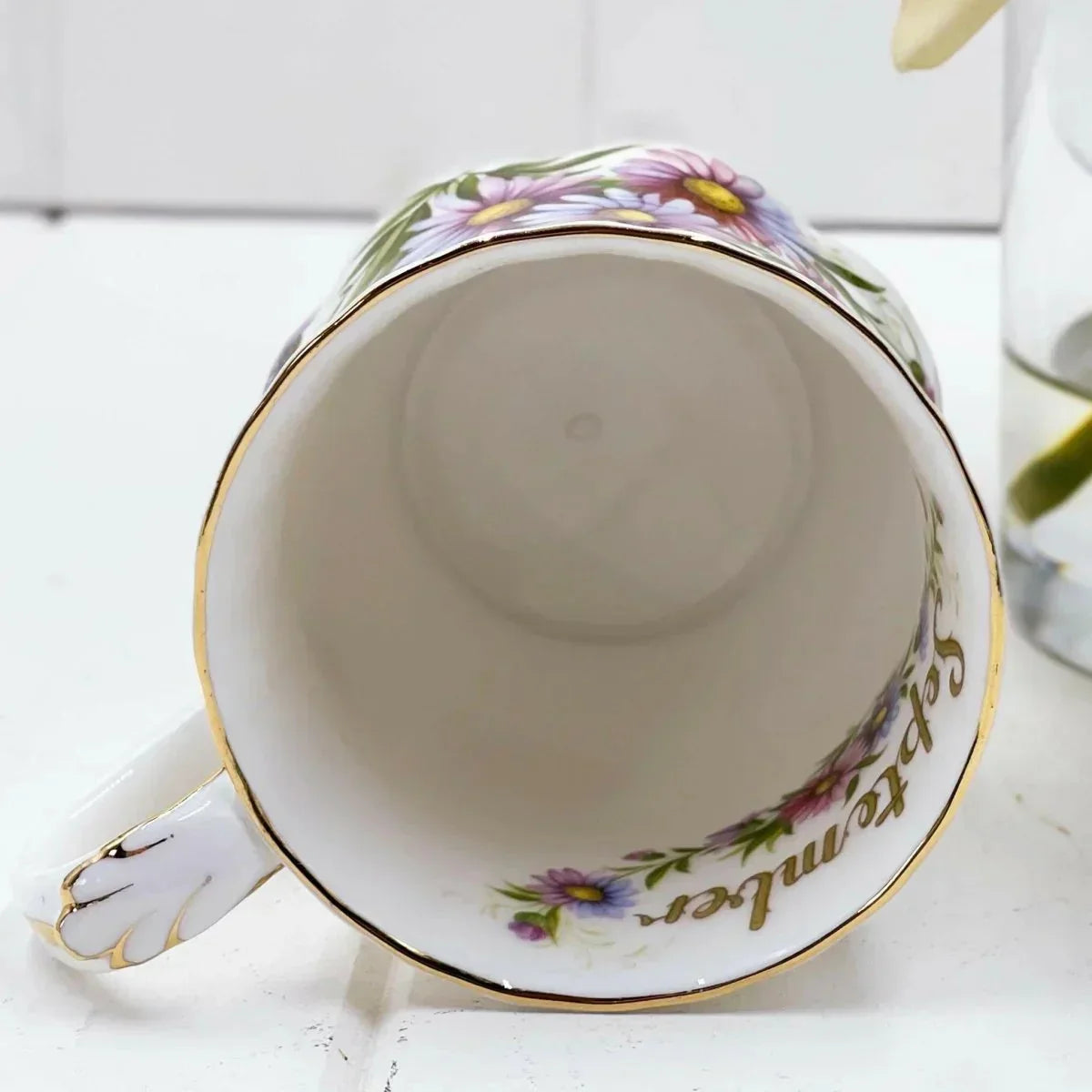 Royal Albert Vintage Flower of the Month Mug - September - Exquisite Homewares 