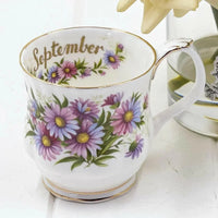 Royal Albert Vintage Flower of the Month Mug - September - Exquisite Homewares 