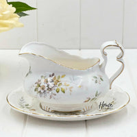 Royal Albert Vintage Haworth Gravy Boat and Saucer - Exquisite Homewares 