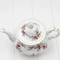 Royal Albert Vintage Lavender Rose Large Teapot - Exquisite Homewares 